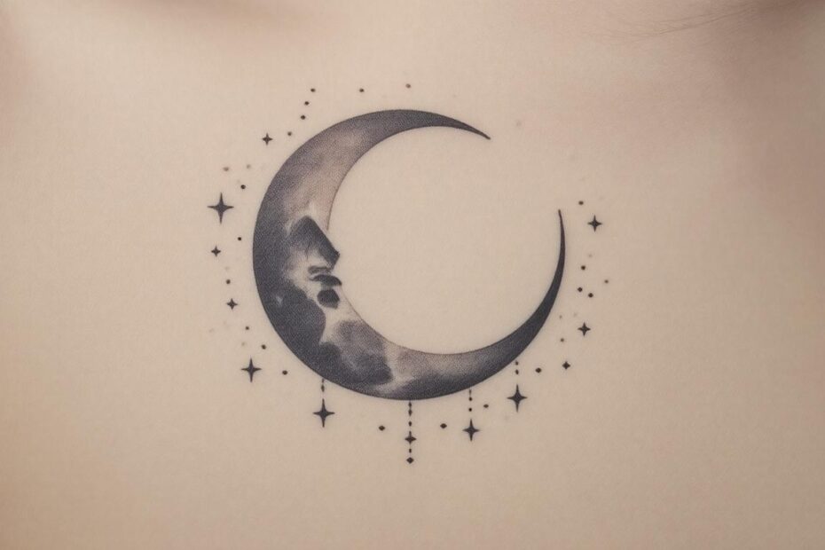 Unlocking the Mystique: The Meaning Behind the Upward-Facing Crescent Moon Tattoo