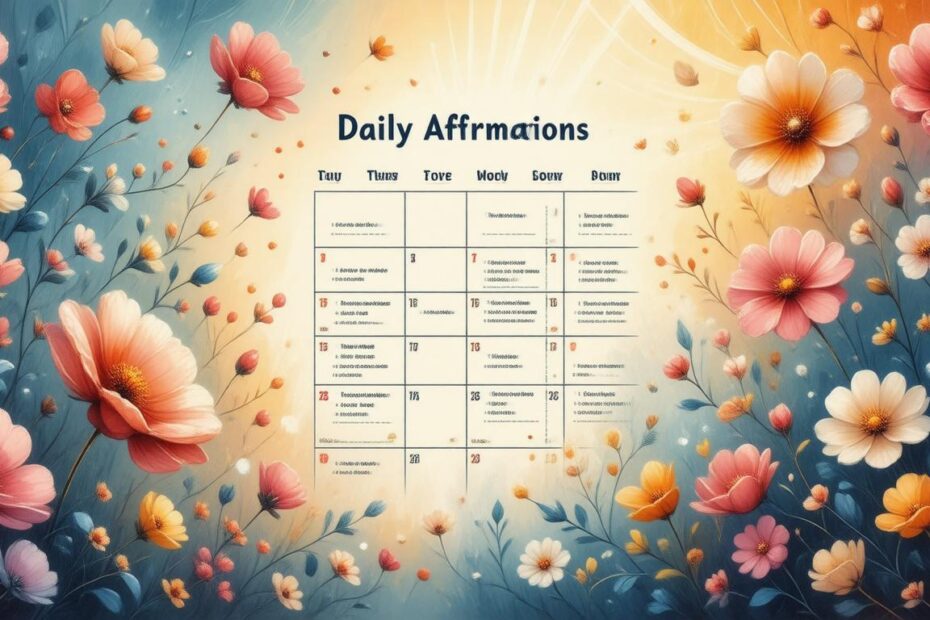 Transform Your Mindset: A Daily Affirmations Calendar for Positive Living