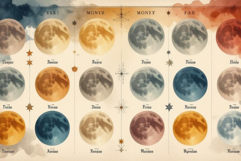 Celestial Timekeepers: Fascinating Moon Names for Every Month of the Year