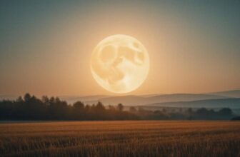 Embrace the Glow: Discover the Magic of the Orange Harvest Moon