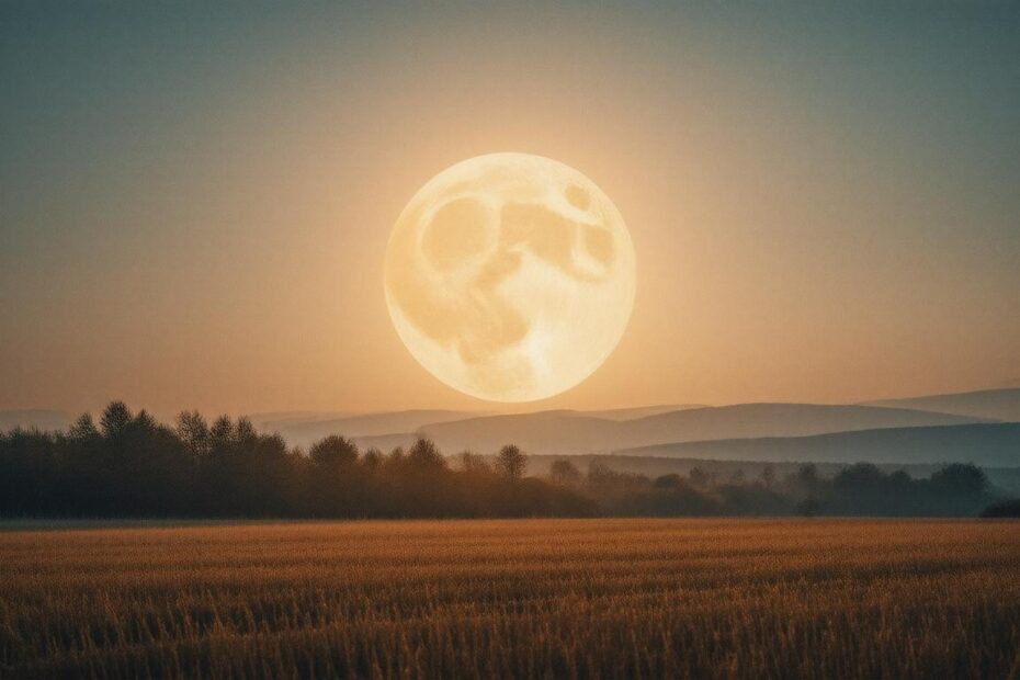 Embrace the Glow: Discover the Magic of the Orange Harvest Moon