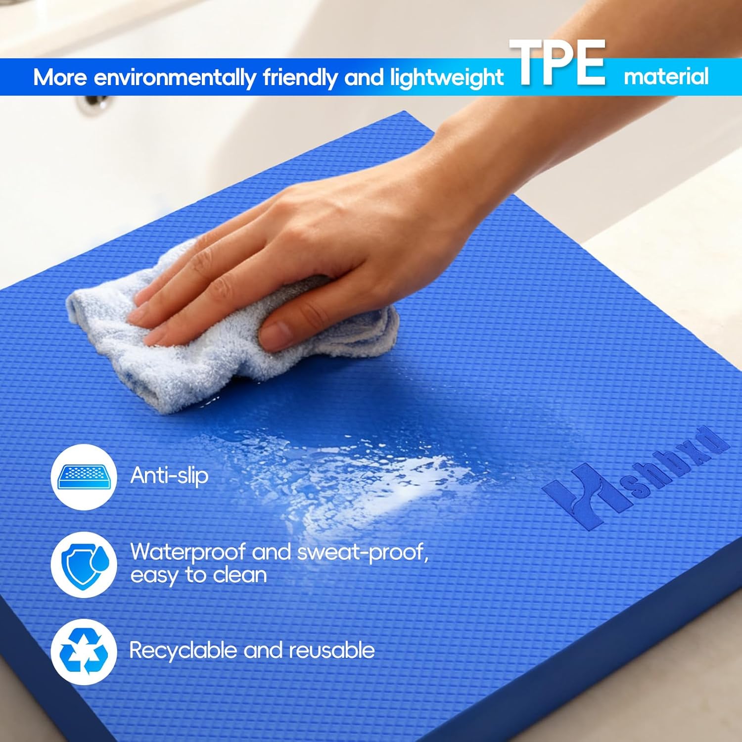 Professional Balance Pad, Nonslip Foam Exercise Balance Pad Cushion for Physical Therapy, Foam Balance Mat for Exercise, Yoga, Fitness, Stability Training and Stretching - Image 3