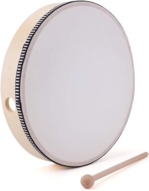 Foraineam 10 Inch Hand Drum with Wo...