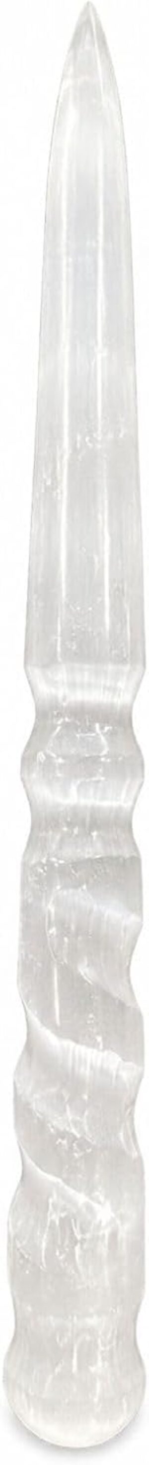 Handcrafted Natural Selenite Spiral...
