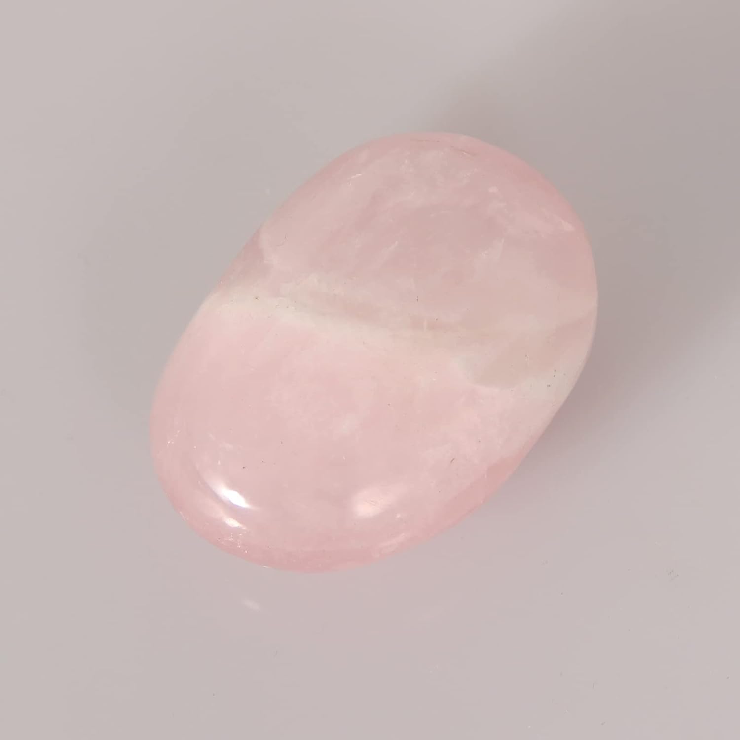 Rose Quartz Palm Stone-4 Pcs Rose Quartz Plam Stone Pocket Energy Stone, Smooth Rose Quartz Healing Crystal and Worry Stones - Image 5