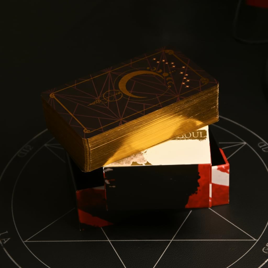 Animasoul Tarot Deck – Kickstarter Limited‑Edition 78‑Card Animal‑Spirit Tarot with Gold‑Foil Backs, Linen Finish & Gilded Edges | Lid Box | Intuitive Divination Tool - Image 3