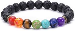 GelConnie Lava Rock Chakra Bracelet...