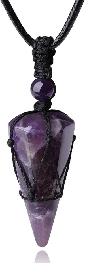 XIANNVXI Healing Crystal Necklace f...