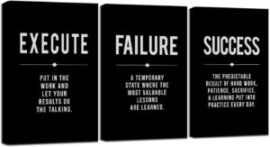 Framed Canvas Wall Art Success Quot...