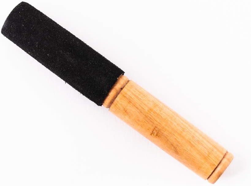 Satnam 7" Wooden Tibetan Singing Bowl Mallet Singing Bowl Striker Mallet Beater Tool for Singing Bowl - MADE IN INDIA (BLACK) - Image 2