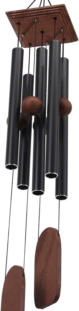 Astarin Wind Chimes Outdoor Deep Tone, Memorial Wind Chimes Outdoor, Gifts for Housewarming/ Mother Day/ Christmas, Outdoor Decor for Patio, Garden, Yard, Home (36 Inch Black Wind Chime) - Image 6