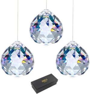 JIHUI Clear Glass Crystal Ball Pris...