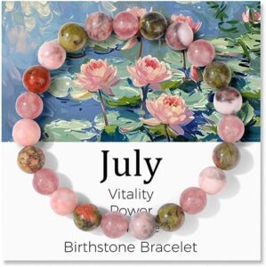 Birthstone Crystal Floral Bracelets...