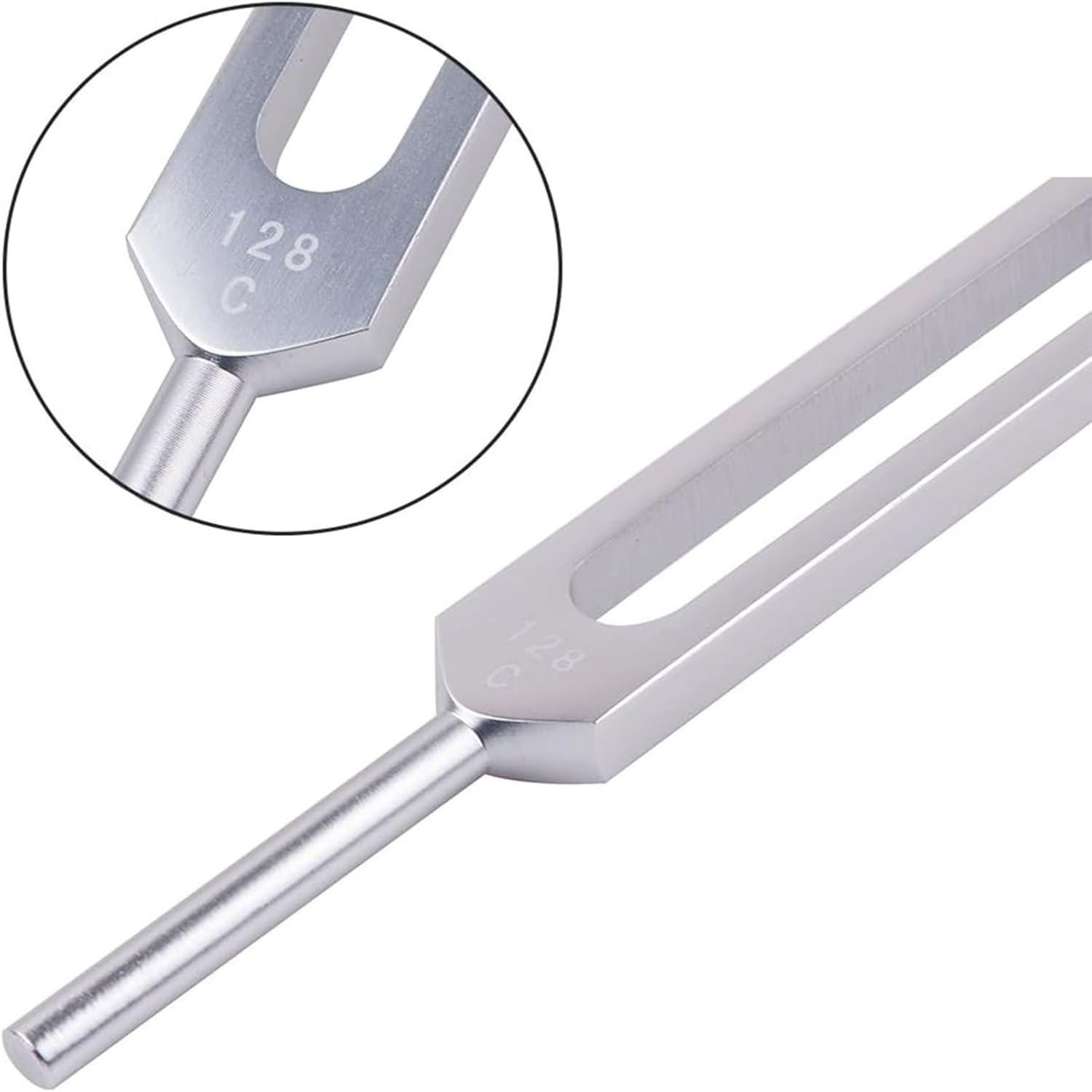 128 Hz Weighted Tuning Fork Medical-Grade Tuning Forks for Healing-Professional Tuning Fork C128 with Mallet Essential Yoga and Meditation Accessories & Sound Healing Instruments - Image 5