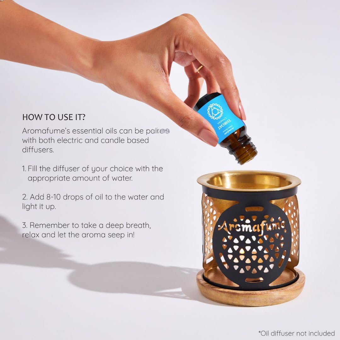 7 Chakra Essential Oil Diffuser Blend Gift Set by Aromafume | 7X 10ml/0.33 fl oz |Aromatherapy Oils for Meditation, Chakra Balance| Yoga & Reiki Gifts| Essential Oil Set for Plexus, Root Chakra - Image 4