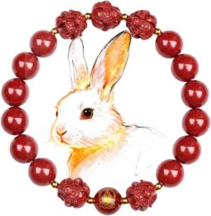Chinese Feng Shui Cinnabar Bracelet...