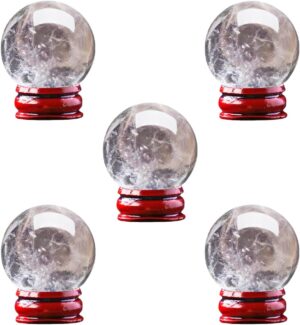 Natural Clear Quartz Crystal Sphere...