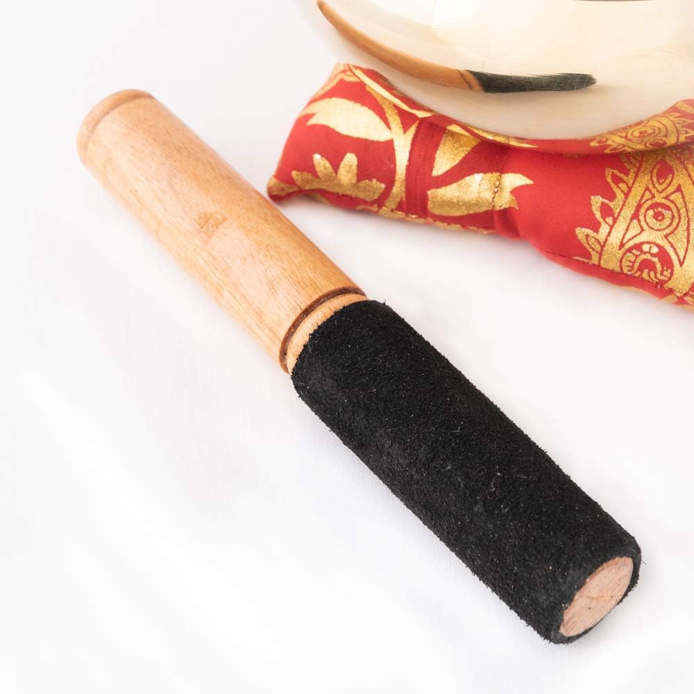 Satnam 7" Wooden Tibetan Singing Bowl Mallet Singing Bowl Striker Mallet Beater Tool for Singing Bowl - MADE IN INDIA (BLACK) - Image 3