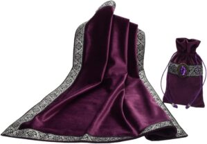 BLESSUME Witch Altar Tarot Table Cl...
