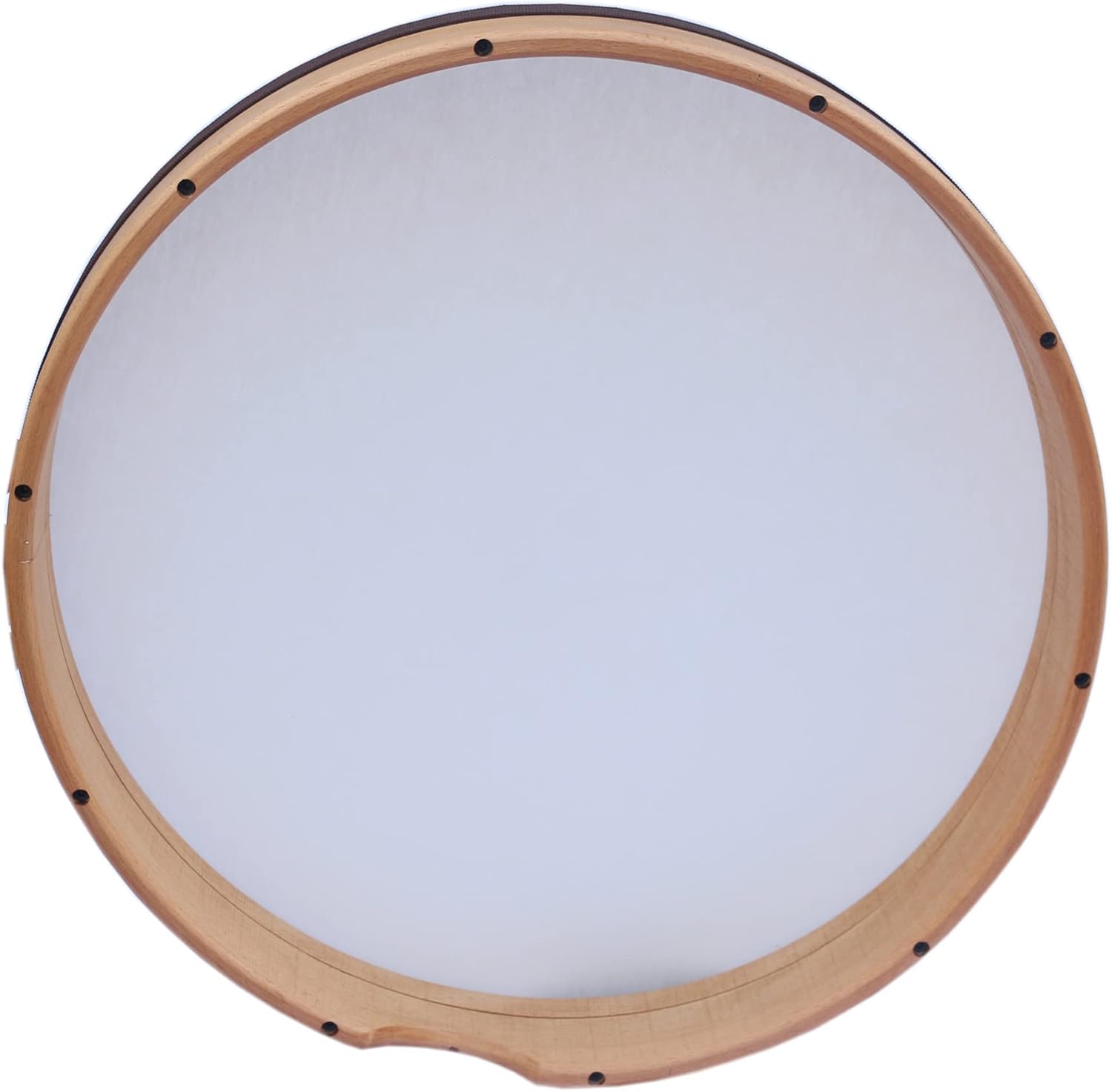 Professional Bendir Drum, Wood Frame with Fiber Skin Head, Tunable Percussion Instrument FTB-4 - Image 2