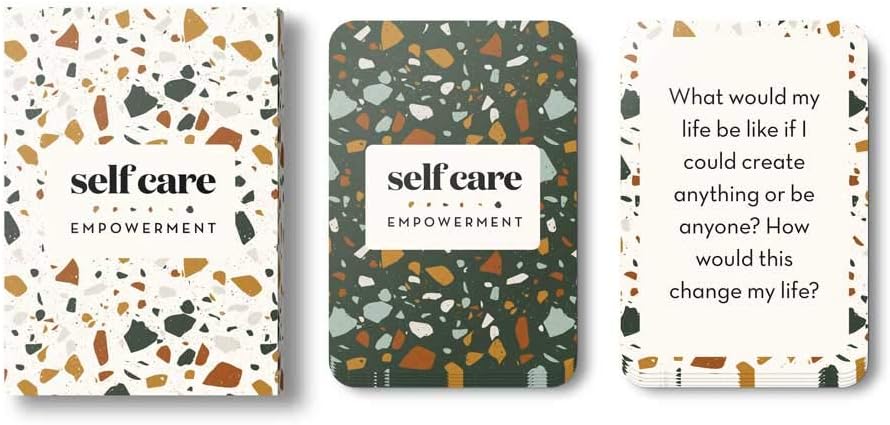 Allura & Arcia Empowering Self Care Questions - 52 Stress Relief Cards for Meditation, Mindfulness, Yoga & Gifts - Image 2