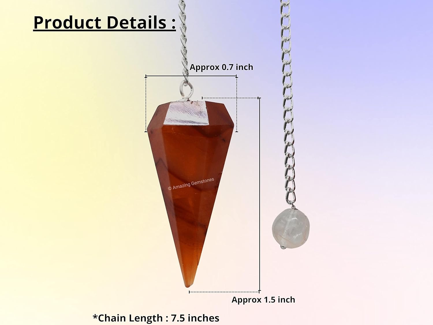 Amazing Gemstone Pack of 11 Crystal Pendulums Bulk Set with Pendulum Board - Wholesale Bulk Crystals - Image 2