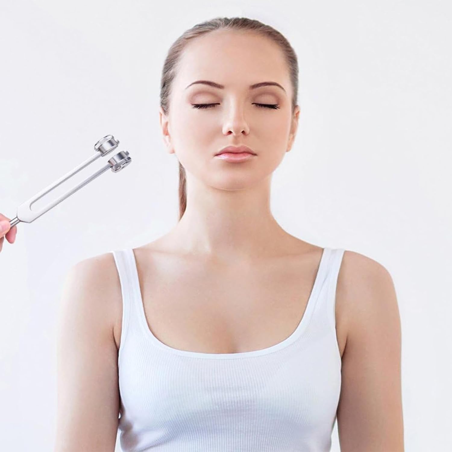 128 Hz Weighted Tuning Fork Medical-Grade Tuning Forks for Healing-Professional Tuning Fork C128 with Mallet Essential Yoga and Meditation Accessories & Sound Healing Instruments - Image 8