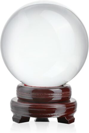 QFkris 150mm/6inch Clear Crystal Ba...