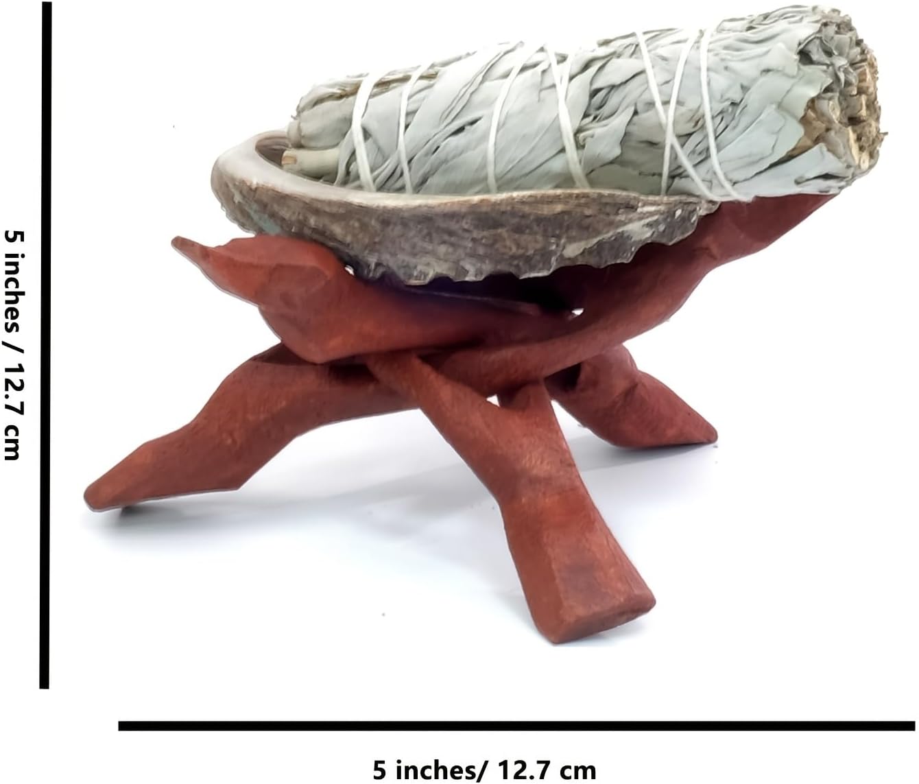 White Sage Smudging Kit Smudge Stick Gift Kit Smudging & Energy Cleansing Kit with Amethyst, White Sage, Palo Santo, Abalone Shell, Stand & Lavender ~ Sage Cedar Incense for Cleansing House - Image 6