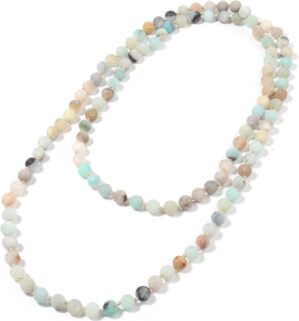 Beaded Necklace Hand Knotted for Wo...
