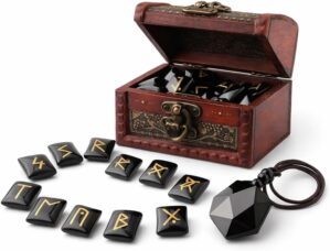 kcrygogo Rune Set with Elder Futhar...