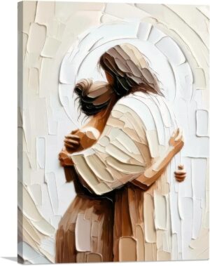 Palette Dreams Jesus Embracing Woma...