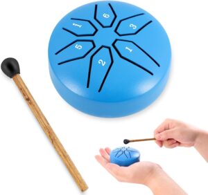 EASTROCK Mini Steel Tongue Drum 3 I...