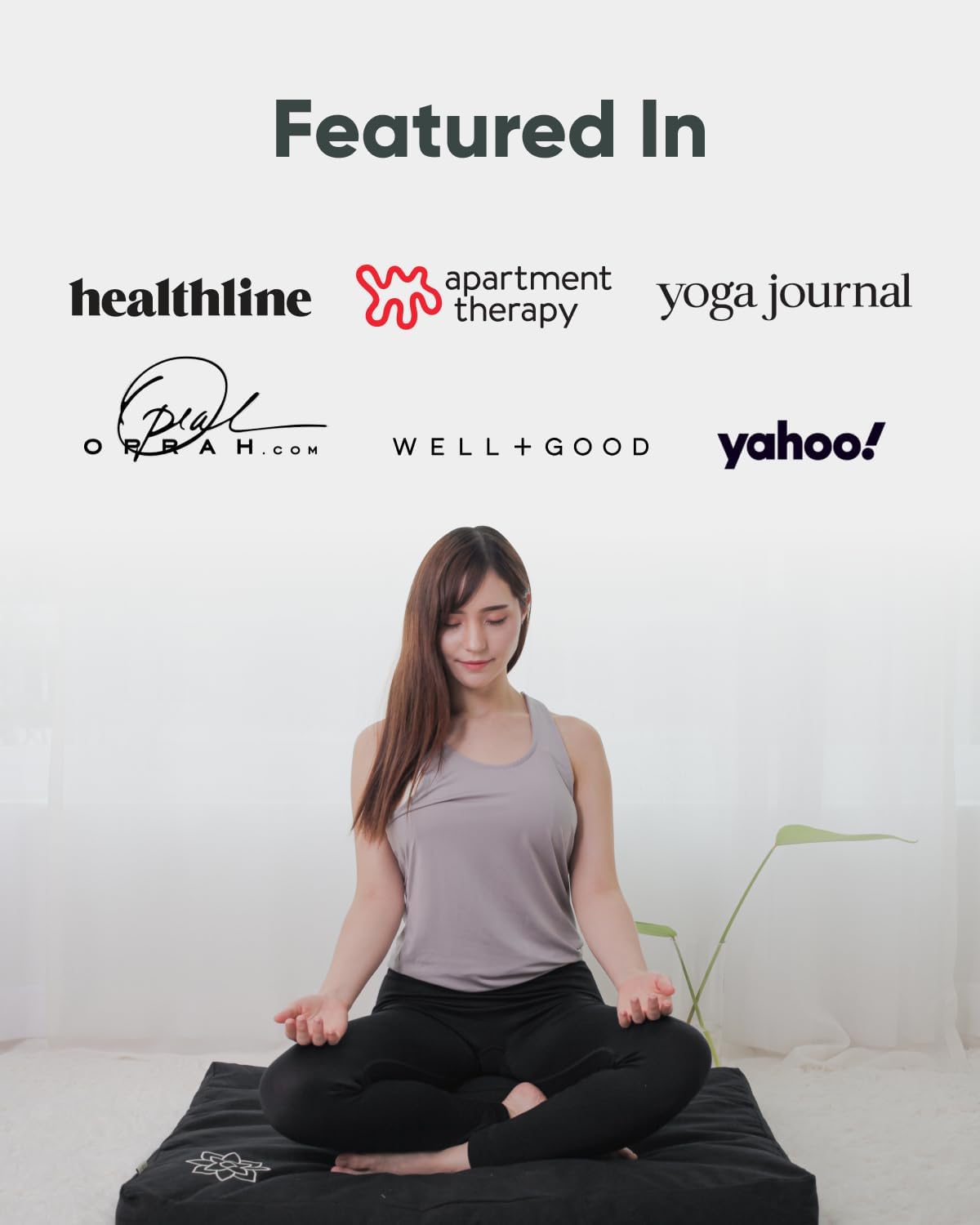 Mindful & Modern Zabuton Meditation Mat - Cotton Filled Yoga and Meditation Pad - Zabuton Meditation Cushion for Kneeling and Sitting Support - Large Rectangular Sitting Floor Pillow for Bench or Zafu - Image 7