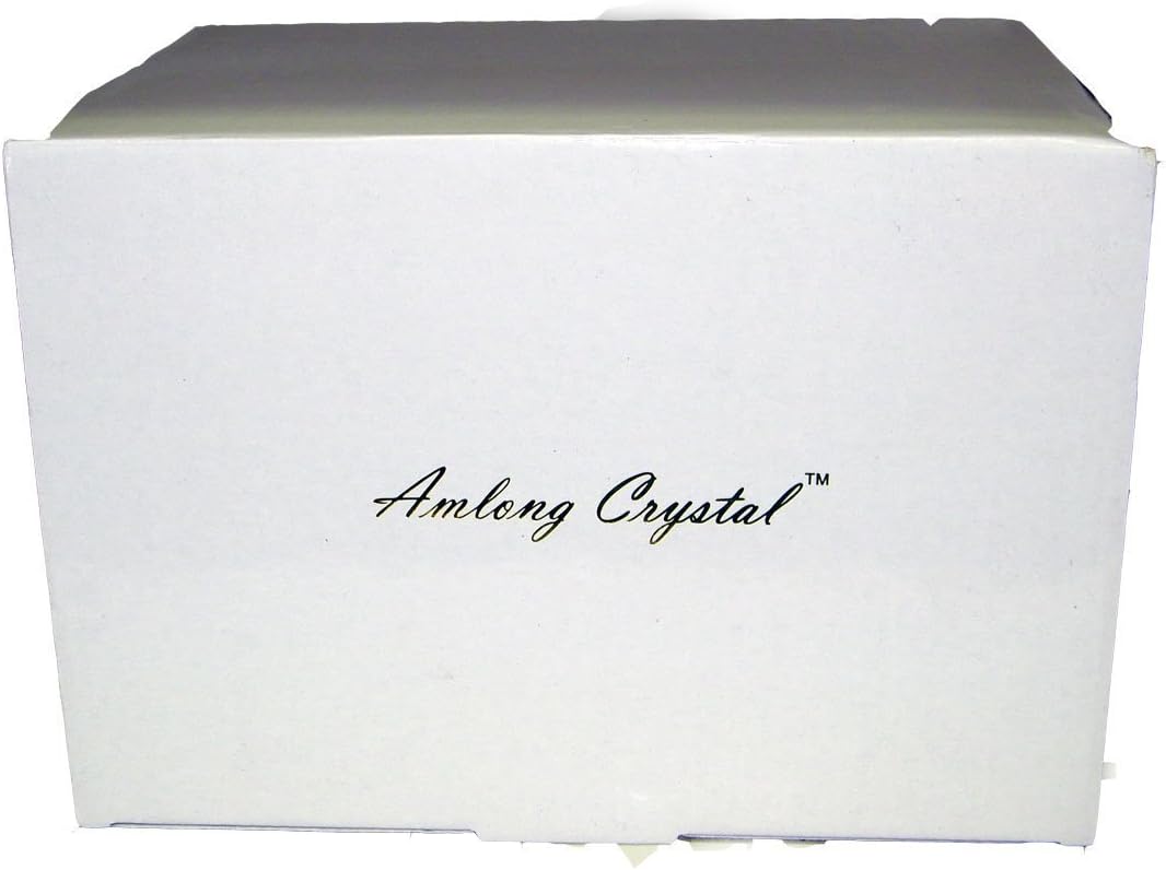Amlong Crystal Blue Crystal Ball 150mm (6 in.) Including Wooden Stand and Gift Package - Image 2