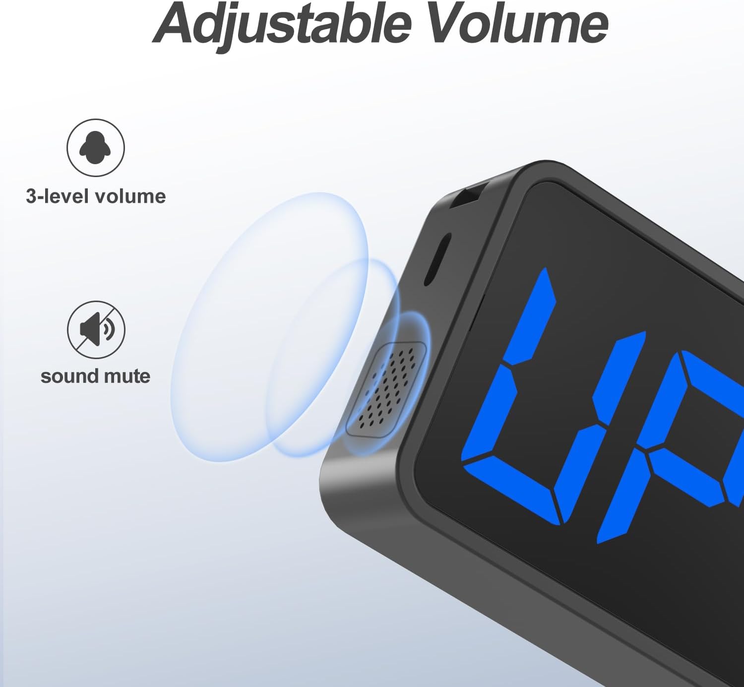 ANJANK Small Portable Gym Timer Clock, Strong Magnet, Workout Interval Timer with Powerful Battery, Stopwatch, Remote Control, Adjustable Brightness, Fitness Digital Timer for Home/Garage/Boxing - Image 7