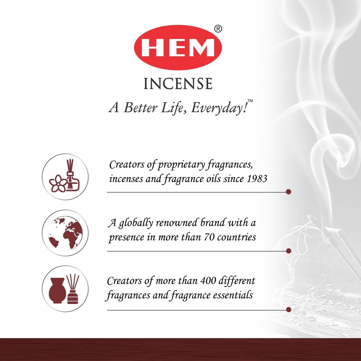 HEM - Sandalwood Incense Sticks - Pack of 6 - 120 count - 301g - Image 5