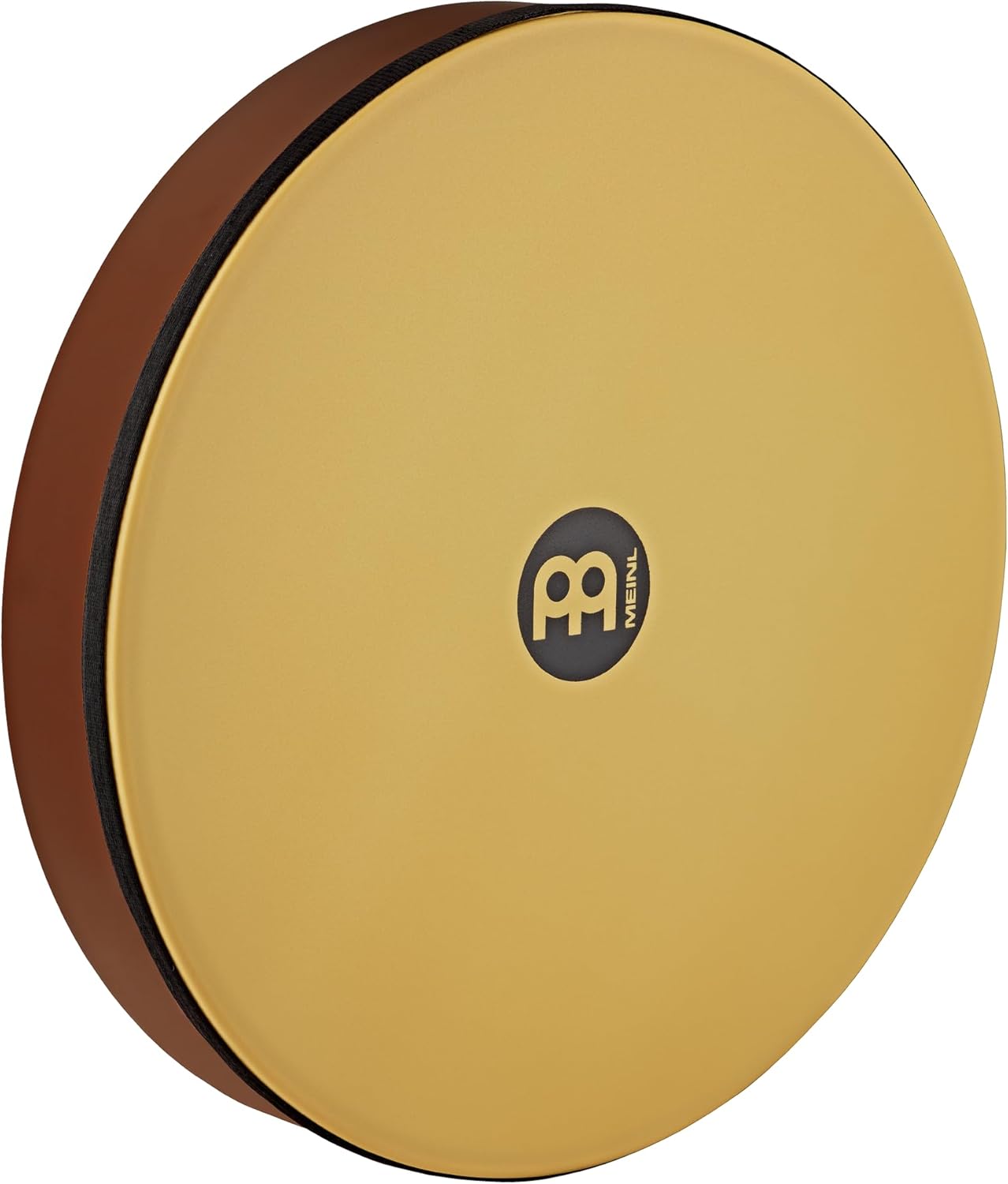 Meinl Percussion 16" Hand Drum with Synthetic Head — NOT MADE IN CHINA — Hardwood Frame in Antique Brown Finish, 2-YEAR WARRANTY, (HD16AB-TF)