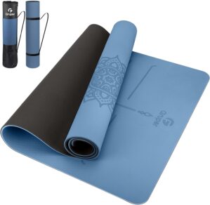 Gruper Yoga Mat Non Slip TPE Extra ...