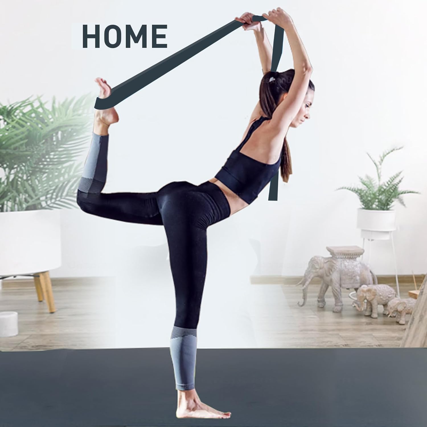 A AZURELIFE Resistance Bands,Professional Long Non-Latex Elastic Stretch Bands,Exercise Bands for Physical Therapy, Yoga, Pilates, Rehab, at-Home or The Gym Workouts, Strength Training - Image 9