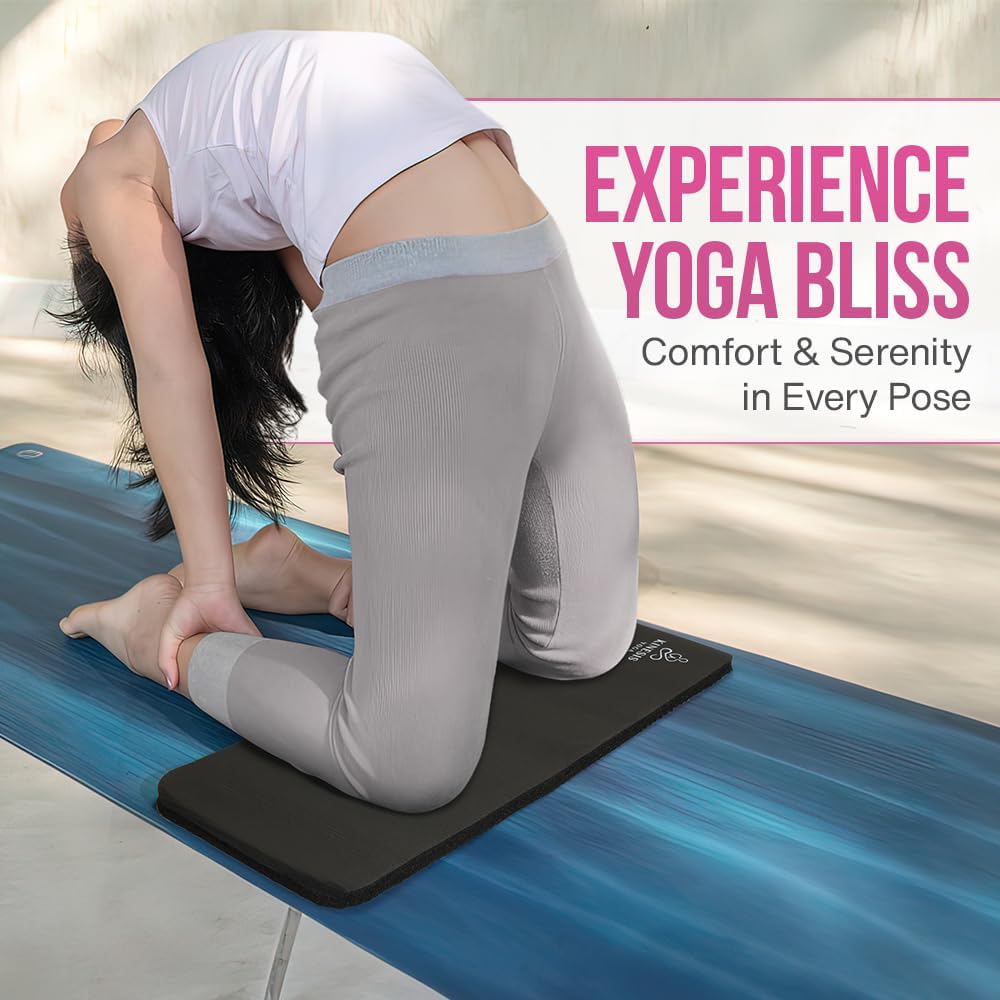 Kinesis Yoga Knee Pad Cushion - Extra Thick 1 inch (25mm) for Pain Free Yoga - Includes Breathable Mesh Bag for Easy Travel and Storage (Does Not Include Yoga Mat) - Image 3