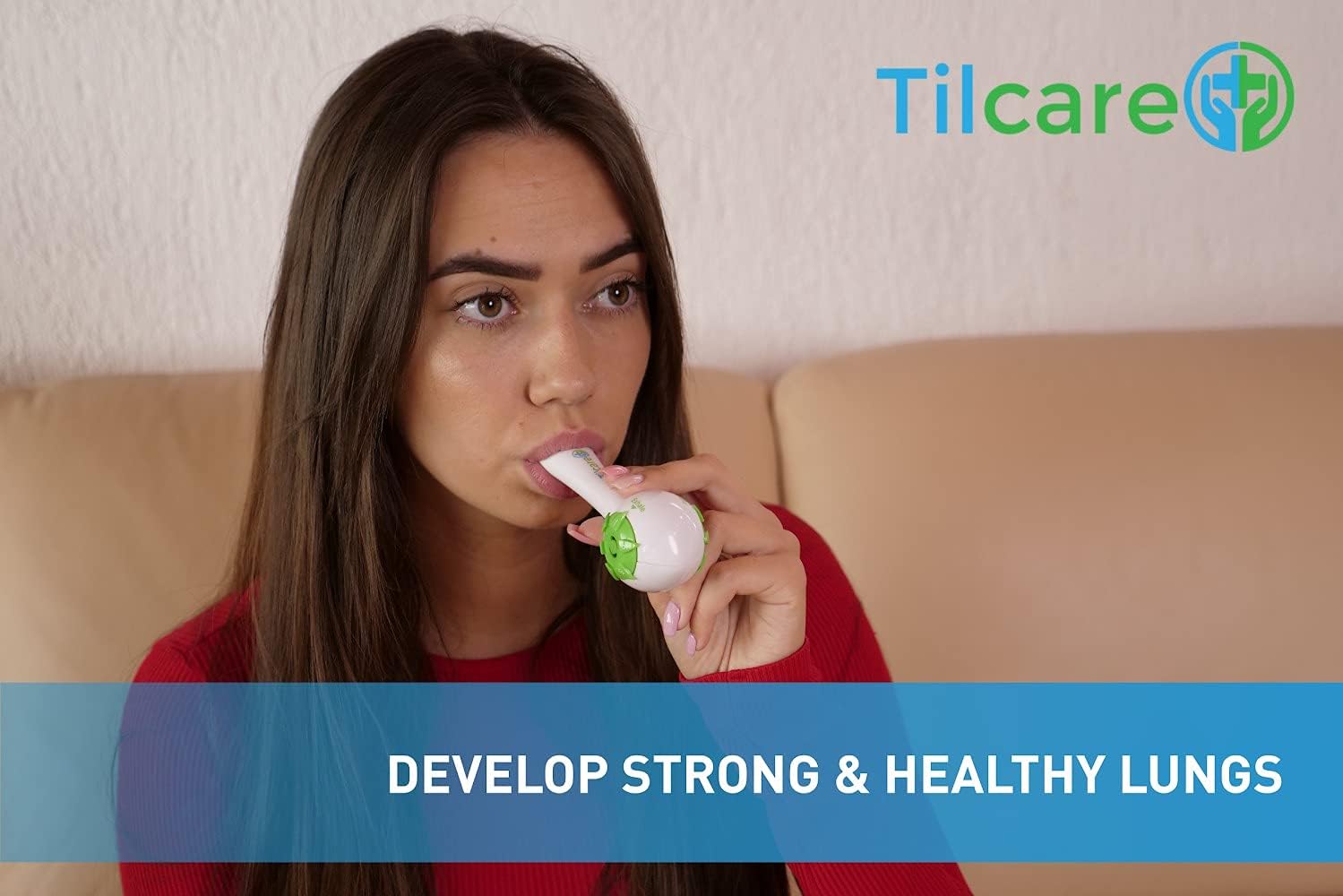 Breathing Trainer & Lung Trainer - Ideal Breathing Exercise Device for Lungs, Effective Breather Device & Lung Exerciser Device, Best Breathing Device & Lung Strengthener, Tilcare Respiratory Trainer - Image 2