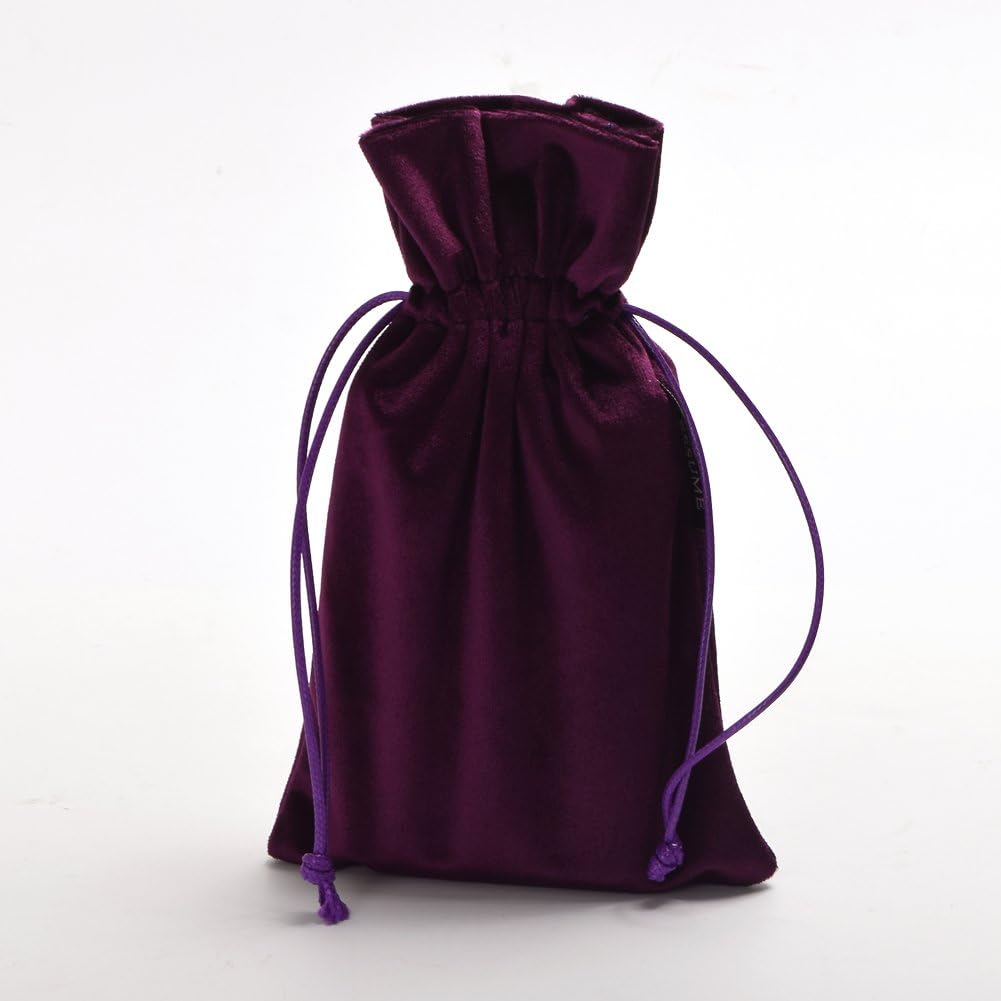 BLESSUME Wizard Velvet Tarot Table Cloth and Pouch Blue Square Divination Tarot Cloth Purple - Image 5