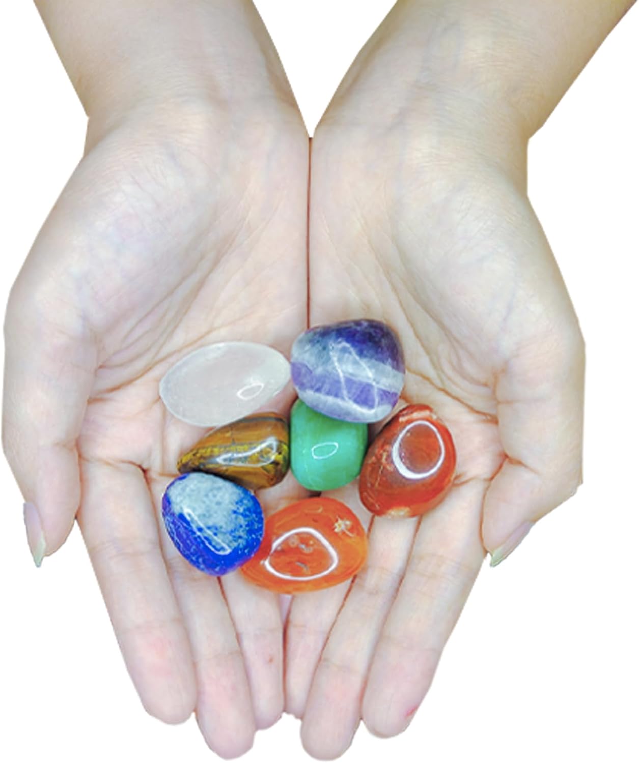 7 PCS Chakra Crystals Natural Stone Necklaces Set Meditation Energy | Chakra necklace , Natural Crystal, Positive Energy, natural crystal necklace - Image 6