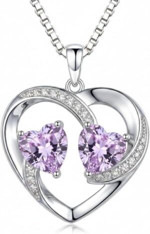 CRMAD Birthstone Necklace for Women...