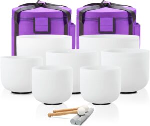 CVNC Crystal Singing bowl Set of 7 ...
