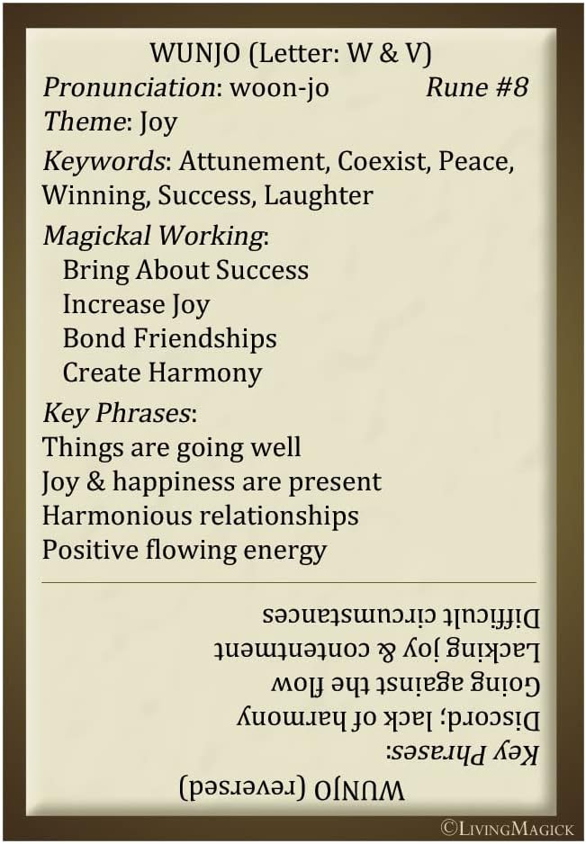 Rune Learning Cards - Self Study Flash Cards for Futhark Norse Runes - Image 6