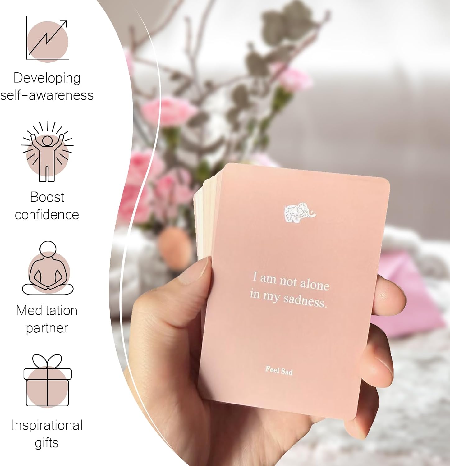 Affirmation Cards for Women, 120 Positive Affirmation Cards (6 Themes), Daily Affirmations for Inspiration, Mindfulness & Self Care, Uplifting Gift for Women - Image 5