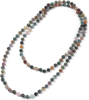 Beaded Necklace Hand Knotted for Wo...