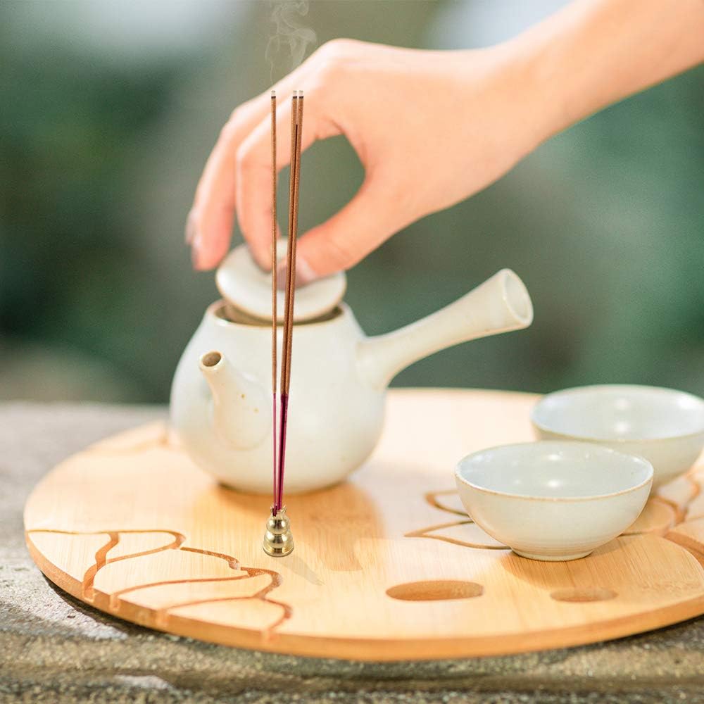 Incense Burner, Copper Incense Holder Cone Holder Gourd Incense Burner for Joss Stick, Tower Incense, Incense Coil (3 Styles) - Image 3